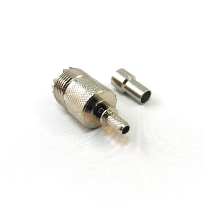 Разъем обжимной SO239 UHF-female RG-58