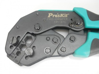 Инструмент ProsKit CP-371 для обжима кабеля 5D, 8D, RG58, RG213